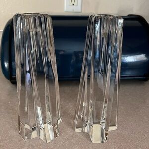 Crystal candle holders